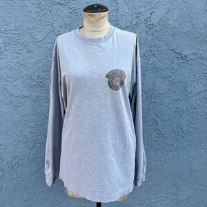 Vintage 90s Abercrombie Long Sleeve Tee Spell Out Mens Large 90s T shirt